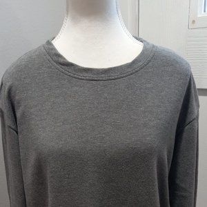Orvis Women Pullover Sweatshirt Size Medium Gray